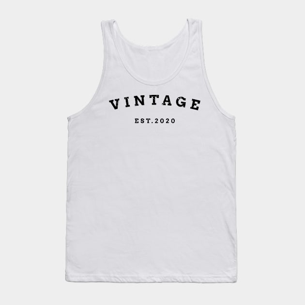 2020 vintage-año-12 000043 Tank Top by KukiStore